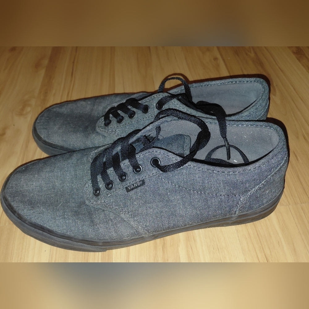 Vans Men's Black and Gray Sneakers - Picture 2 of 5